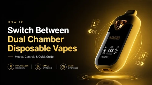 Com es canvia entre els vaporitzadors d'un sol ús de doble cambra
